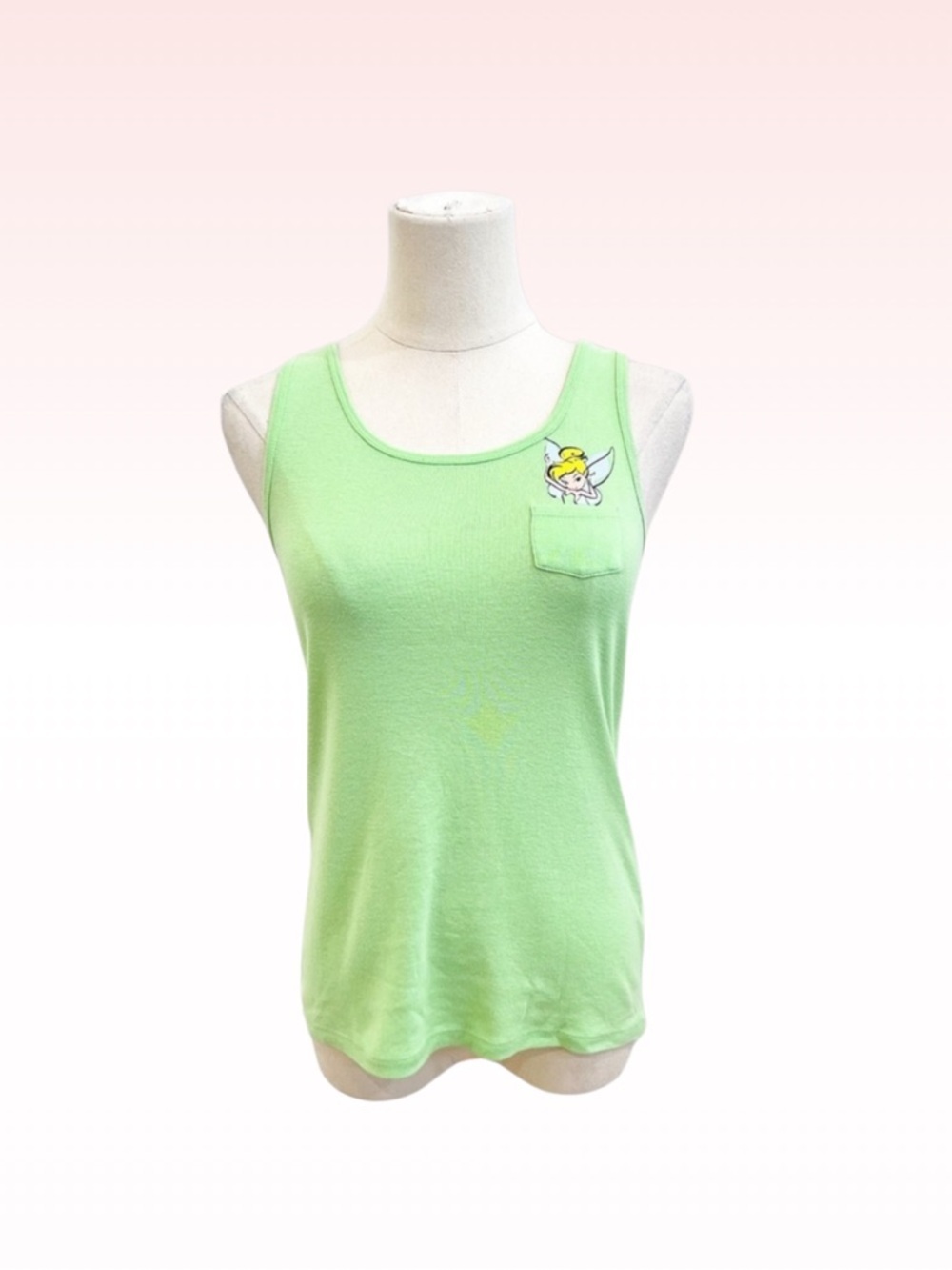 DISNEY Tinker Bell Green Sleepwear Tank (Sz M)